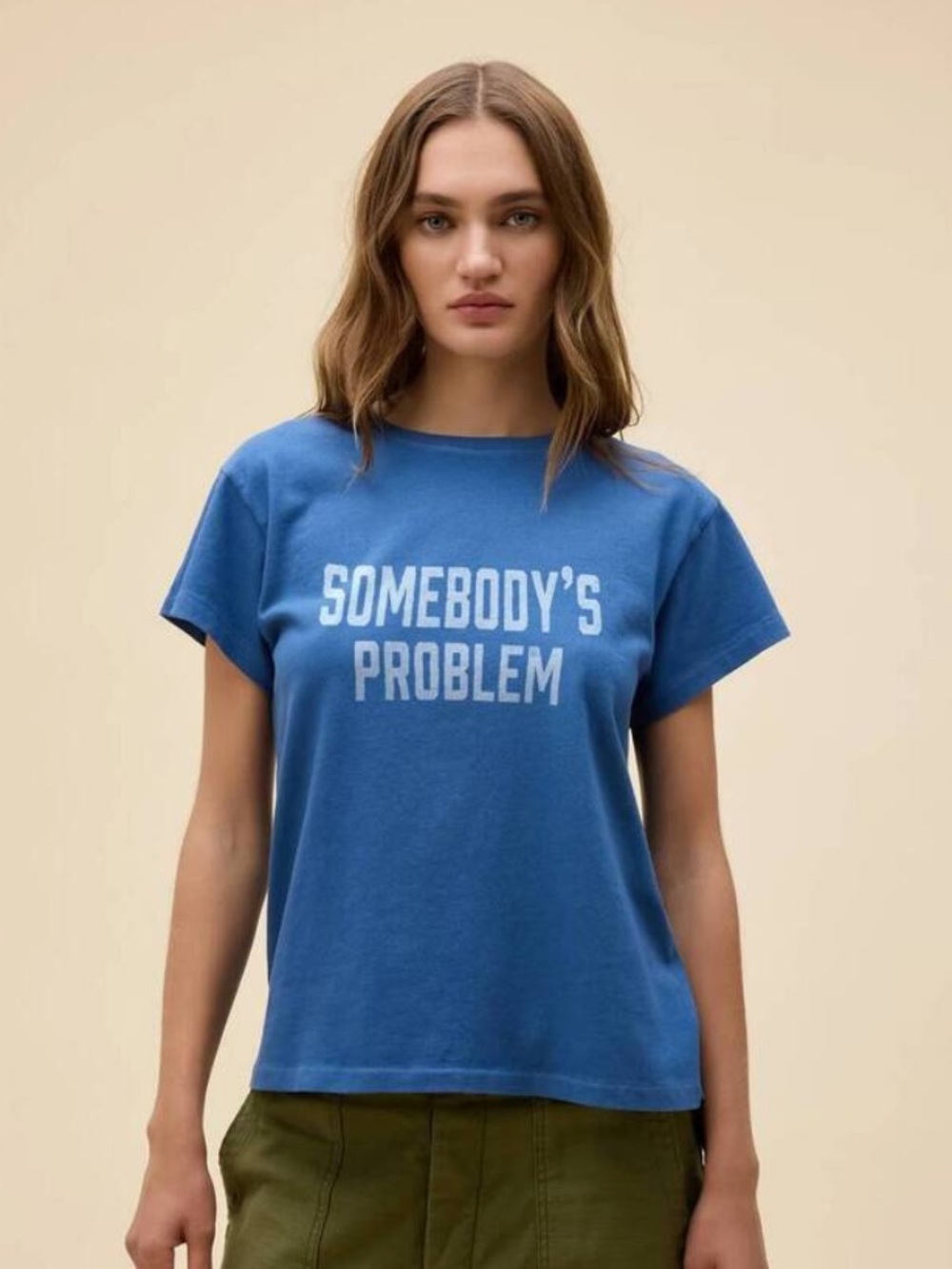 Daydreamer Somebody's Problem Morgan Wallen Graphic Tee - Blue